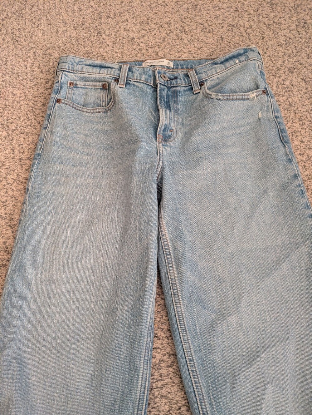 Abercrombie The Mid Rise 90s Straight Jean - Picture 7 of 10